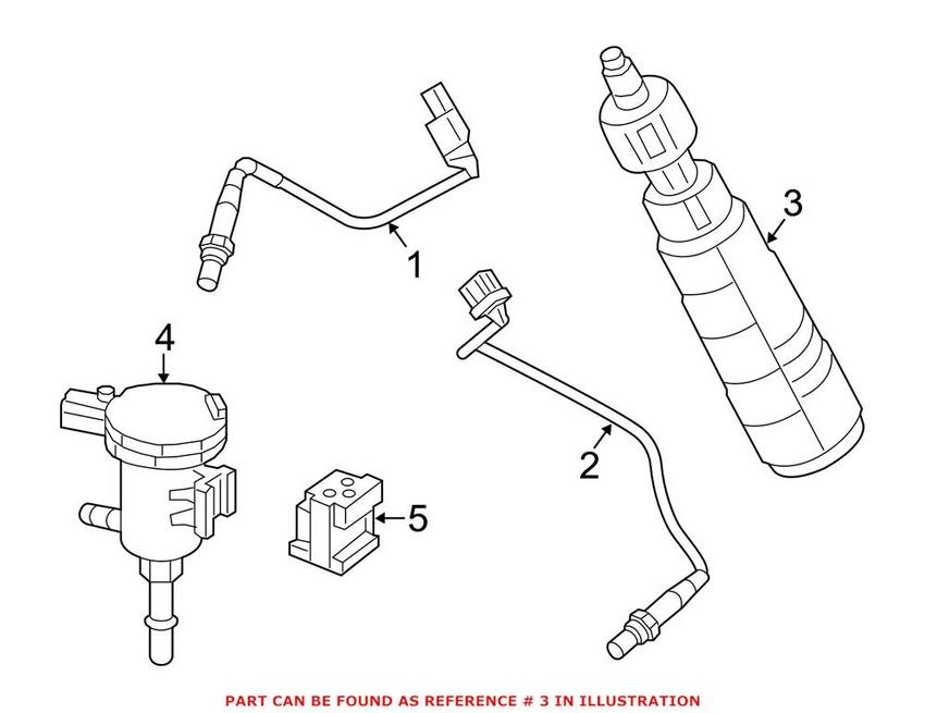 Mercedes Vapor Canister 1664700359